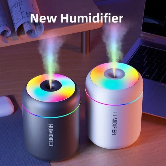 Portable 180ml Mini USB Humidifier & Aromatherapy Diffuser | Quiet Cool Mist for Car, Home & Office