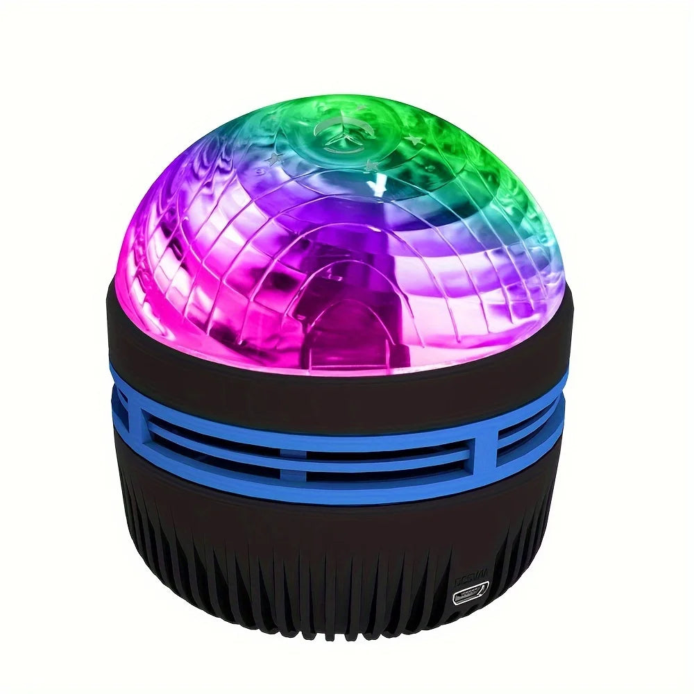 AuraSky Galaxy Projector | Rechargeable USB Starry Night Light